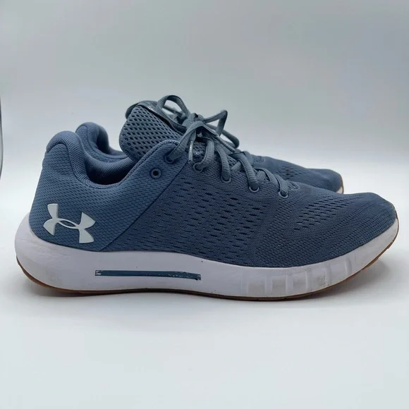 UNDER ARMOUR Micro G Pursuit Women Sz 10 Blue Athletic Shoes 3000101-401 - Picture 1 of 8